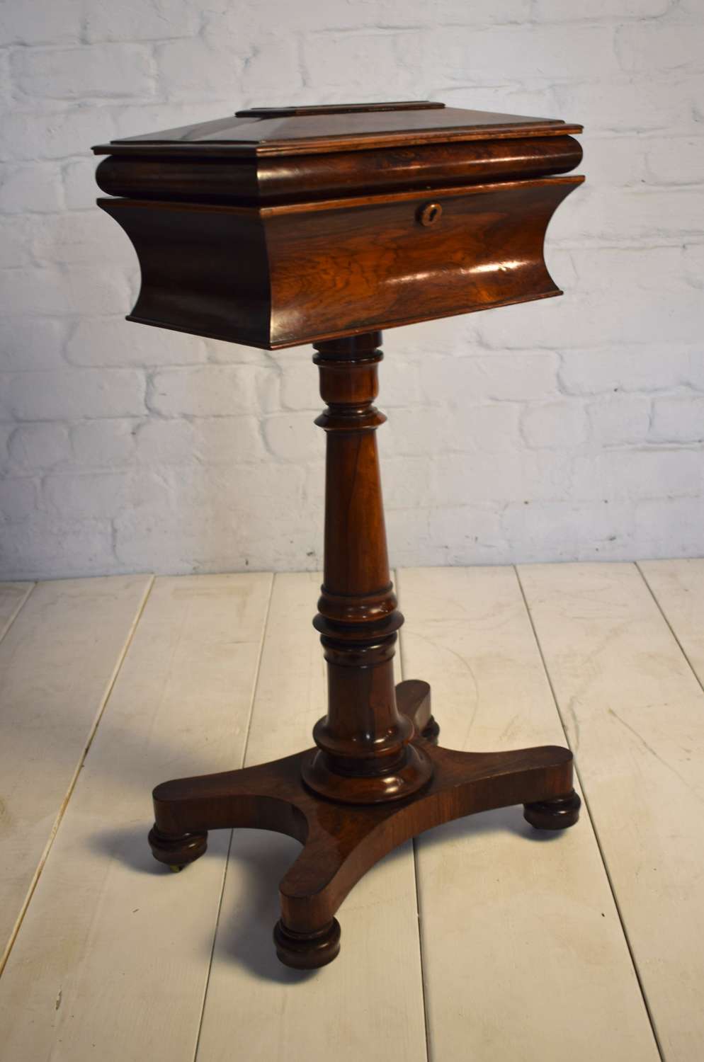 19th Century Rosewood Teapoy