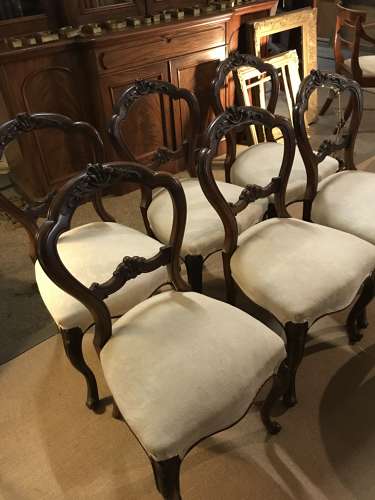 Balloon Back Chairs in Walnut